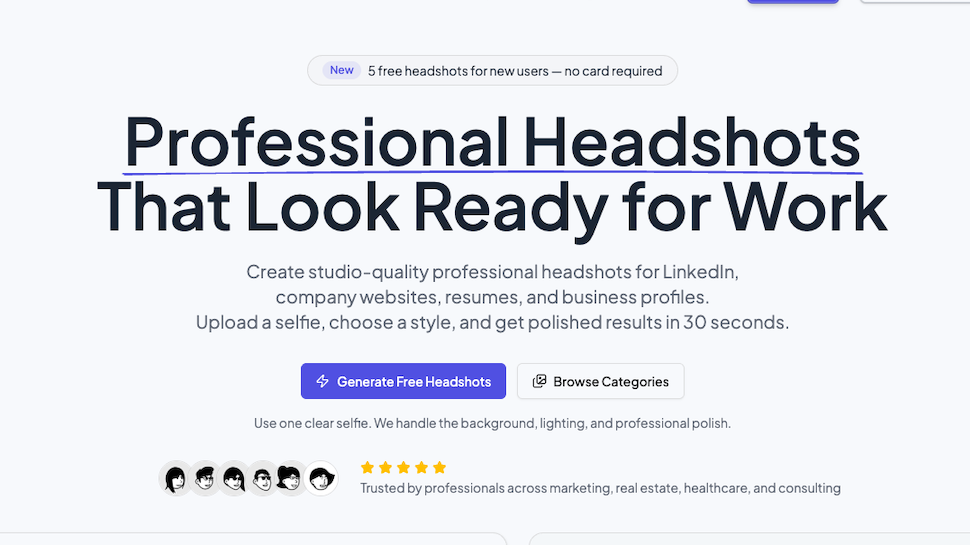 Professional Headshots screenshot